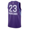 Dres Utah Jazz Lauri Markkanen Nike 2024-25 City Edition Ljubičasta Swingman